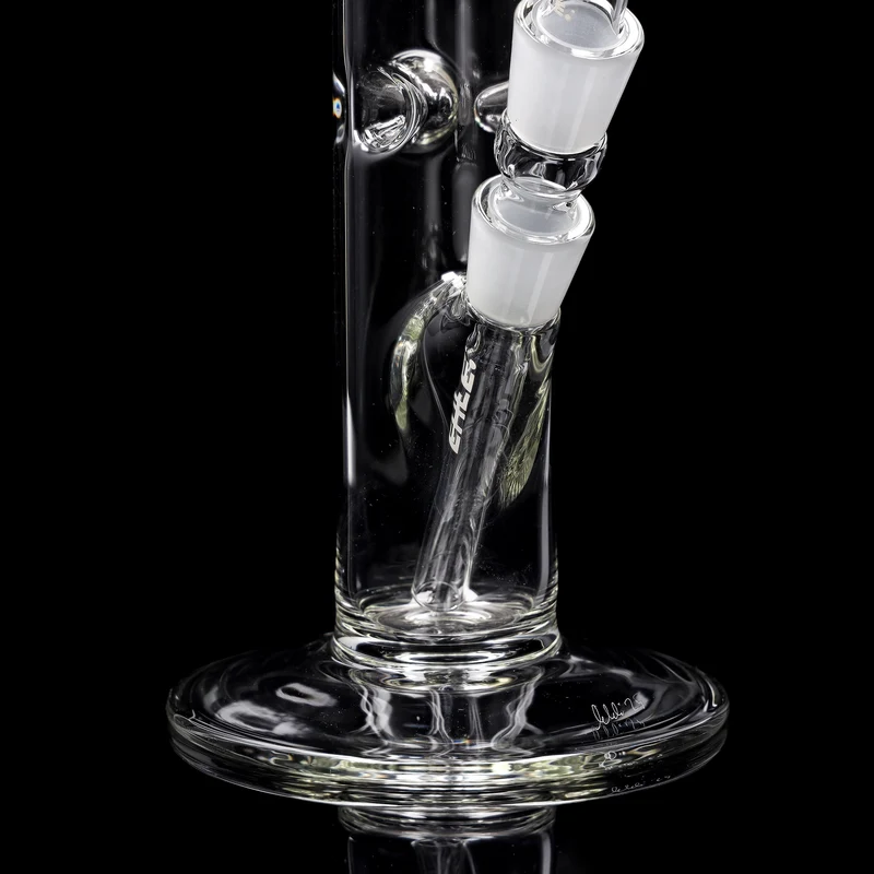 Rundfuss-Bong 3.5mm (Eis) - NS 18 -