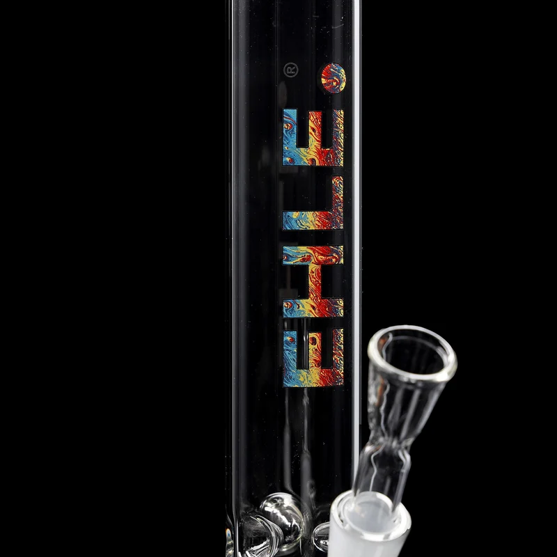 Rundfuss-Bong 3.5mm (Eis) - NS 18 -