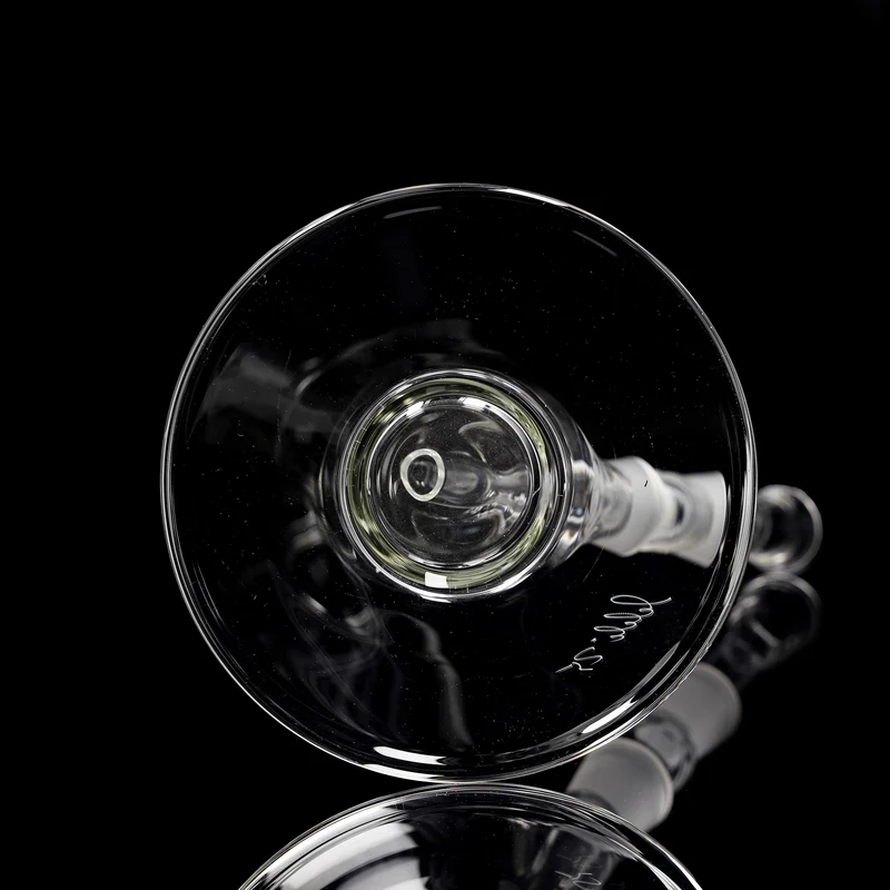Rundfuss-Bong 3.5mm (Eis) - NS 18 -
