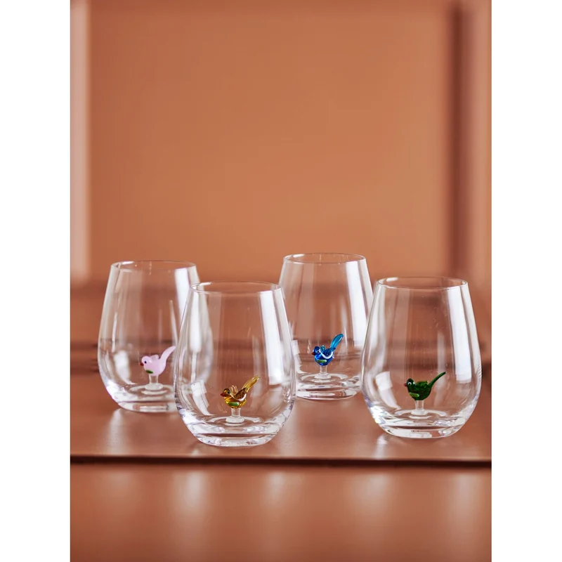 Bloomingville Misa Trinkglas, Multipack, Bunt, Glas