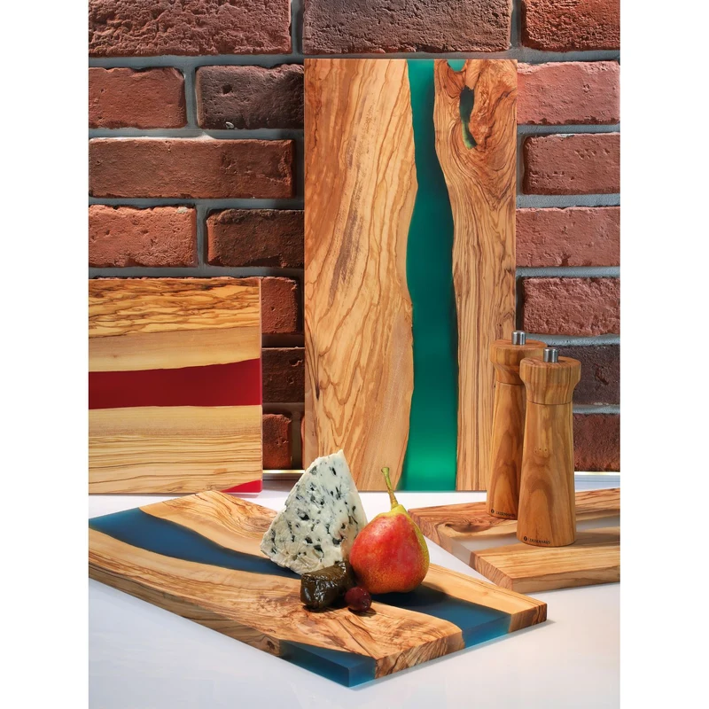 Zassenhaus Servierbrett, Olive blau 45 x 22 x 1,5 cm