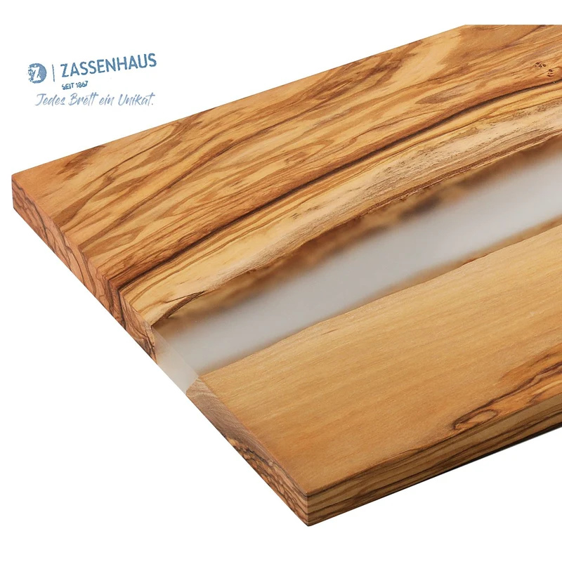 Zassenhaus Servierbrett, Olive transparent 45 x 22 x 1,5 cm