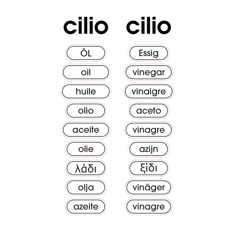 Cilio Ölflasche MEZZO 500 ml