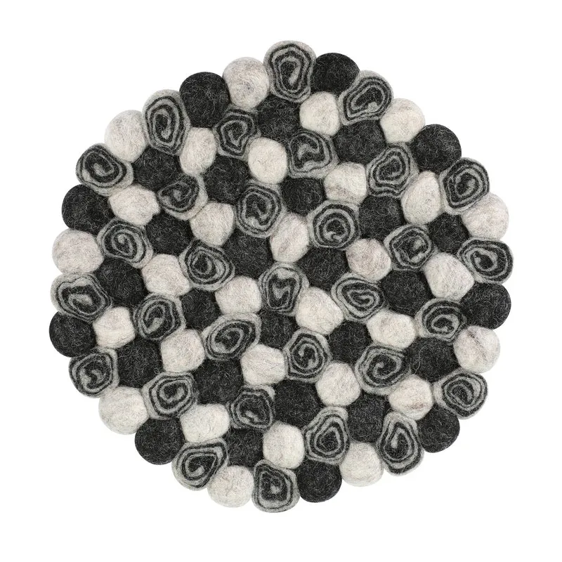 cilio tisch-accessoires Untersetzer Lana Antracite rd