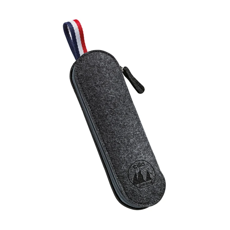 Cilio Besteckset VIAGGIO schwarz 3-tlg.