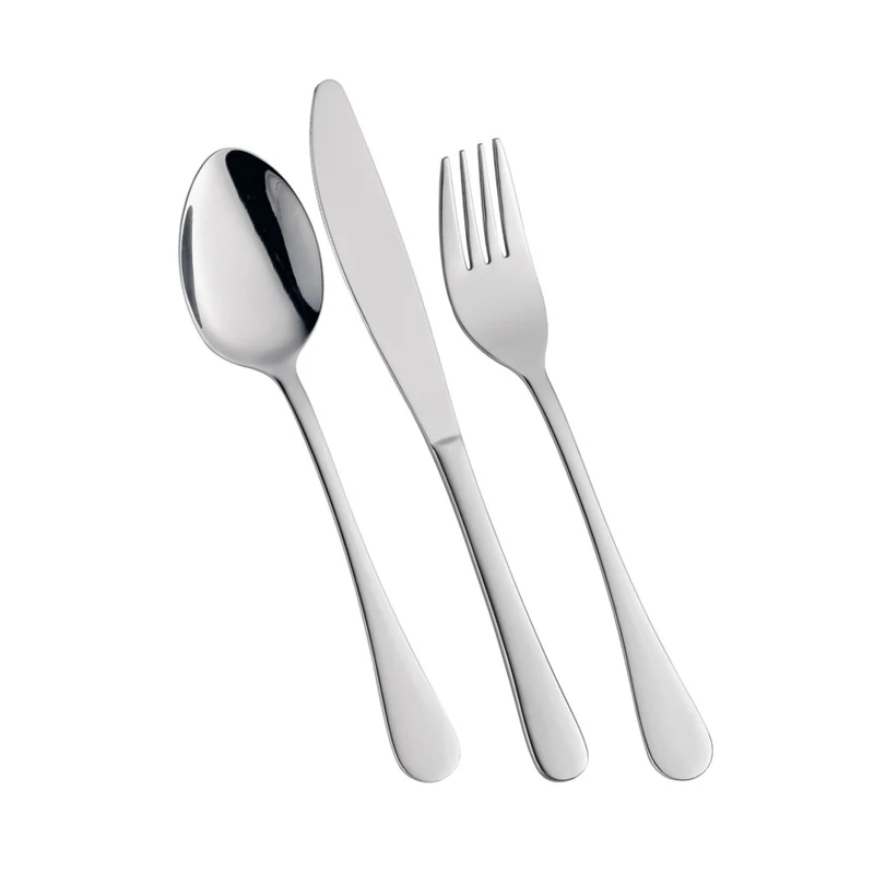 Cilio Besteckset VIAGGIO schwarz 3-tlg.