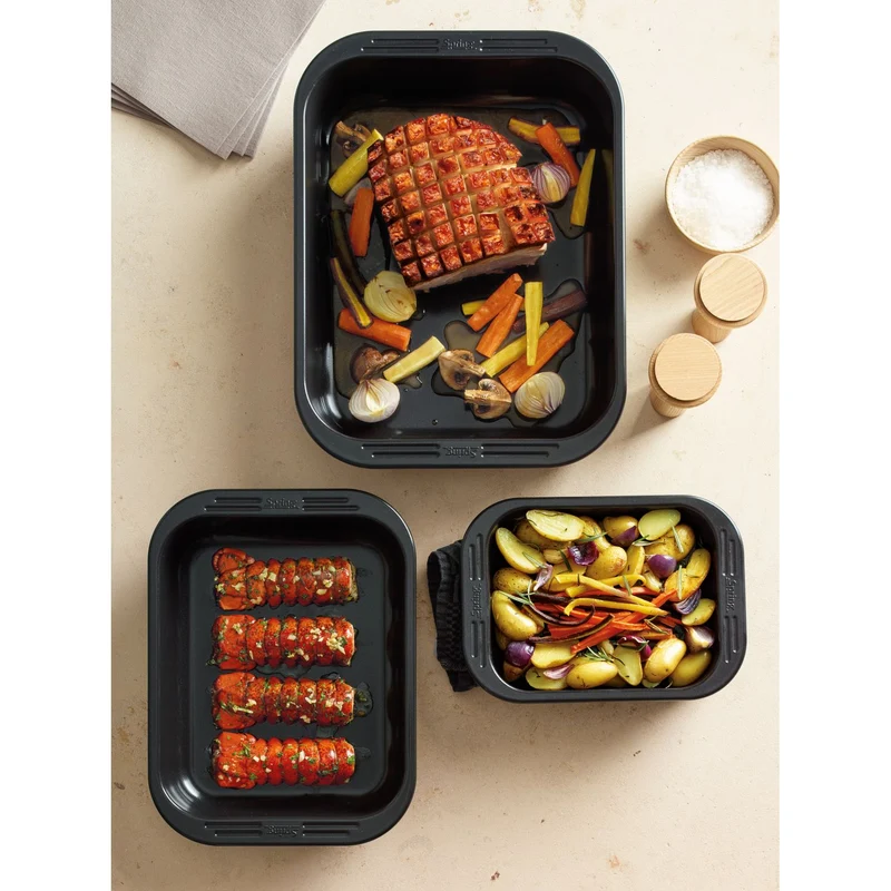 SPRING Bräter-Set rechteckig CULINAR, 3-teilig