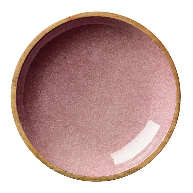 ZASSENHAUS Schale MINERAL ROSE, Mango, Ø 35 cm x 6 cm