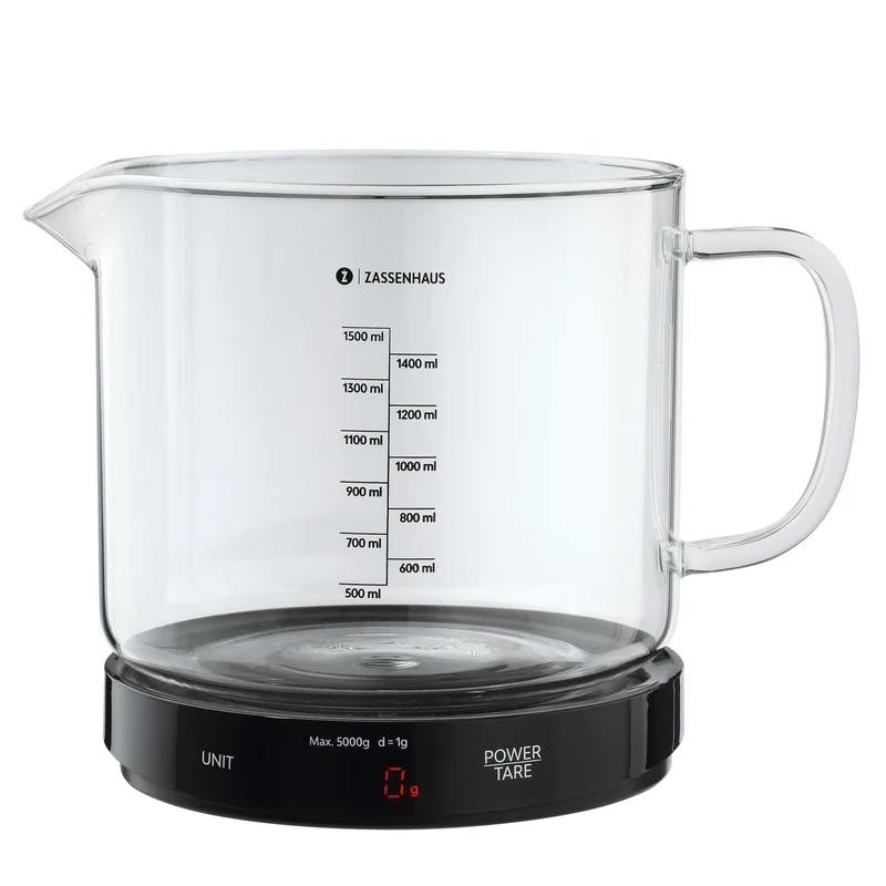ZASSENHAUS Digitale Küchenwaage BAKE, schwarz