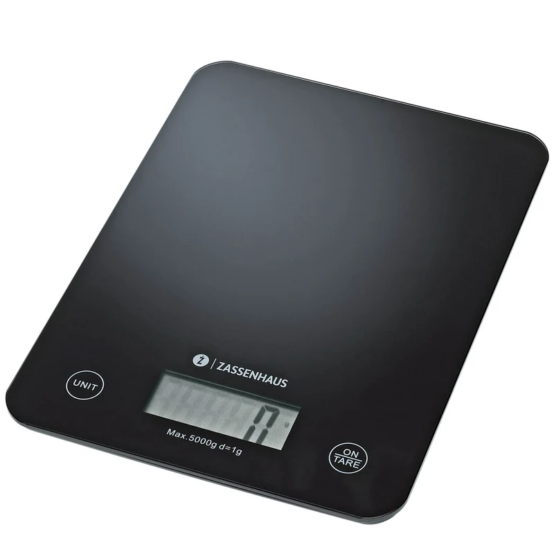 Zassenhaus Digitale Küchenwaage BALANCE USB, schwarz