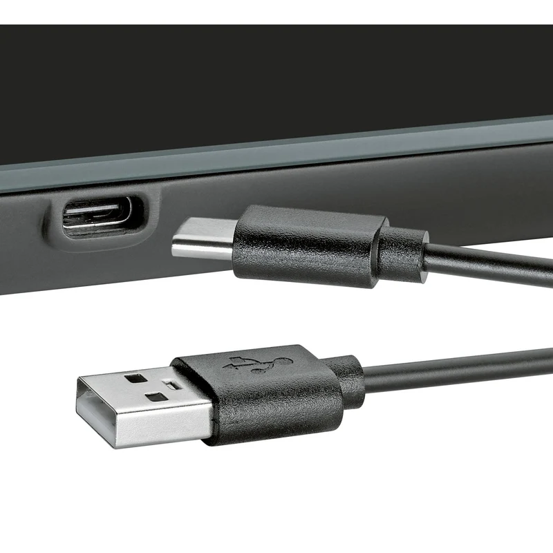 Zassenhaus Digitale Küchenwaage BALANCE USB, schwarz