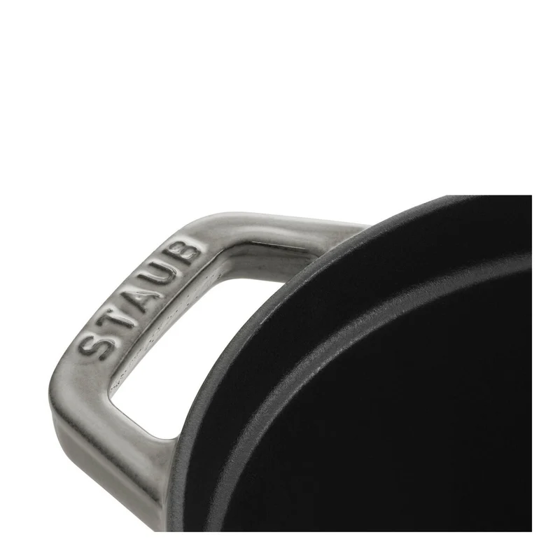 STAUB Cocotte, 37 cm | Graphit-Grau | oval | Gusseisen
