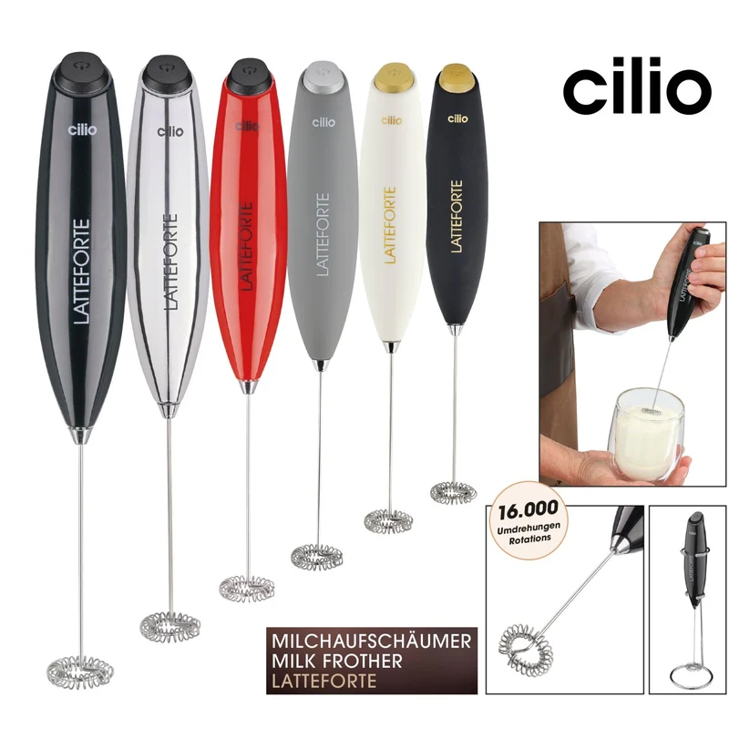Cilio Milchaufschäumer LATTEFORTE, weiß matt