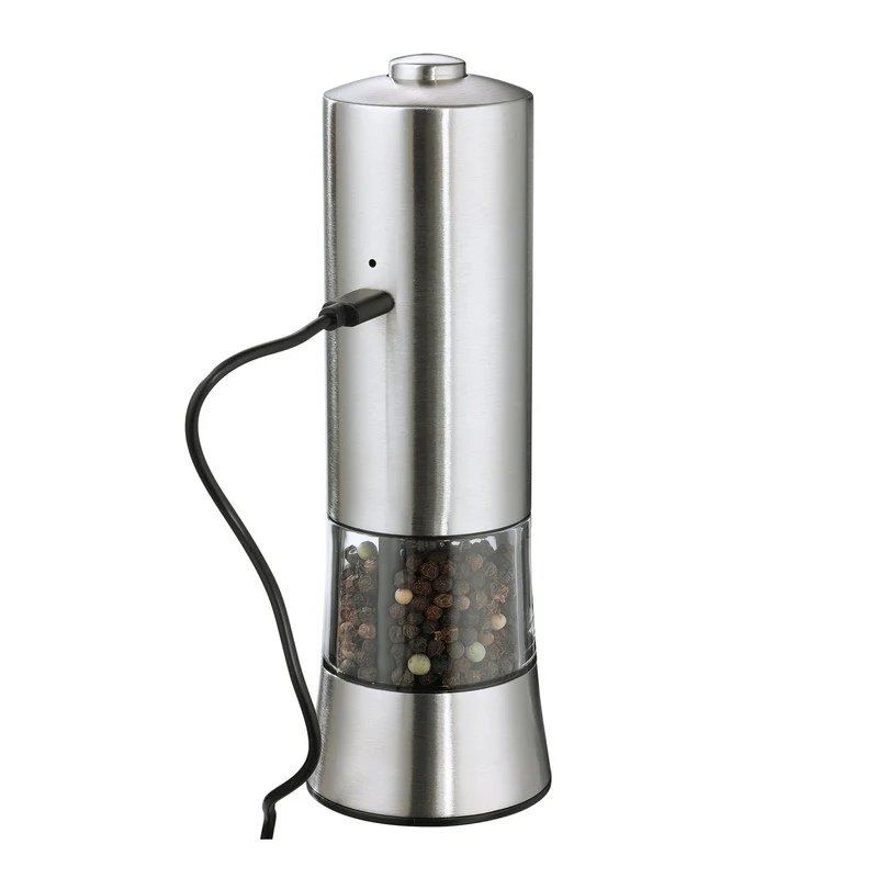 Zassenhaus Pfeffermühle GERA USB elektrisch 18 cm Edelstahl
