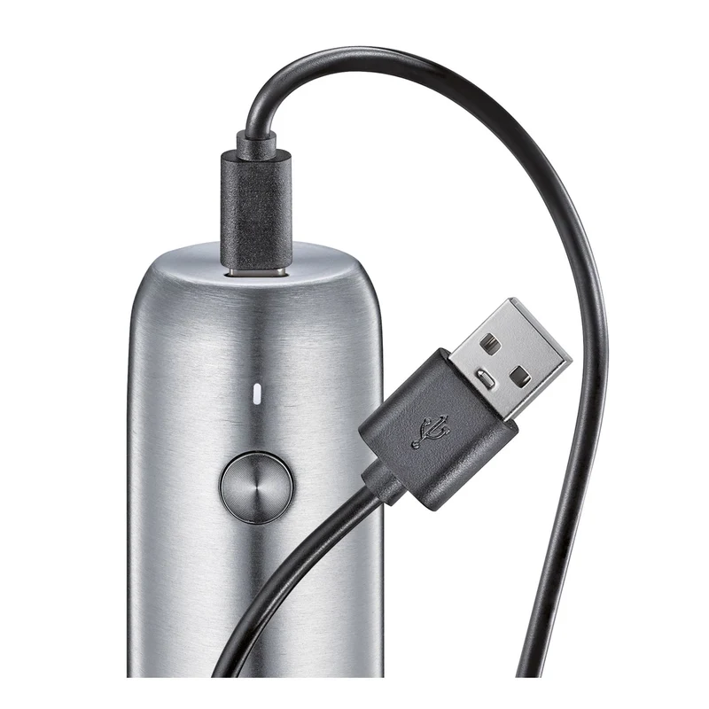 Zassenhaus Pfeffermühle KÖLN USB elektrisch 14 cm Edelstahl