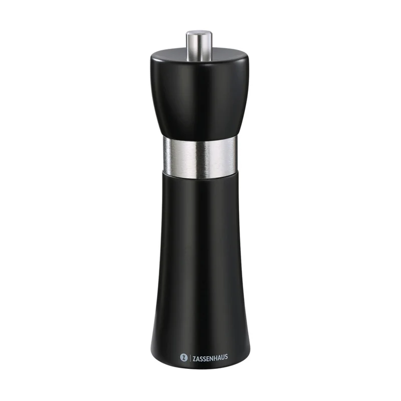 Zassenhaus Pfeffermühle HAMBURG 18 cm schwarz matt
