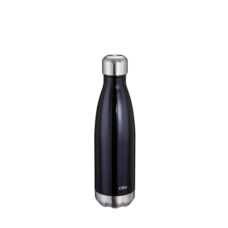 Cilio Isoliertrinkflasche ELEGANTE 500 ml schwarz