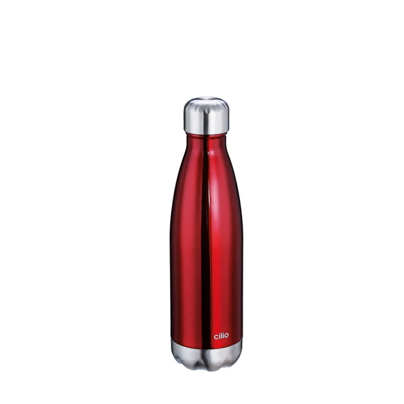 Cilio Isoliertrinkflasche ELEGANTE 500 ml rot