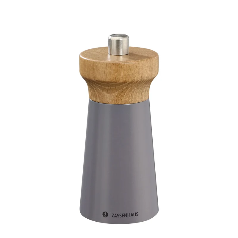 Zassenhaus Salzmühle WESTERLAND 12 cm granite grey/Buche