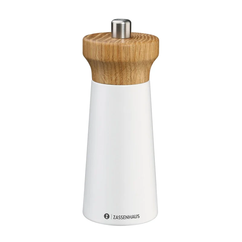 Zassenhaus Salzmühle WESTERLAND 14 cm weiß/Eiche