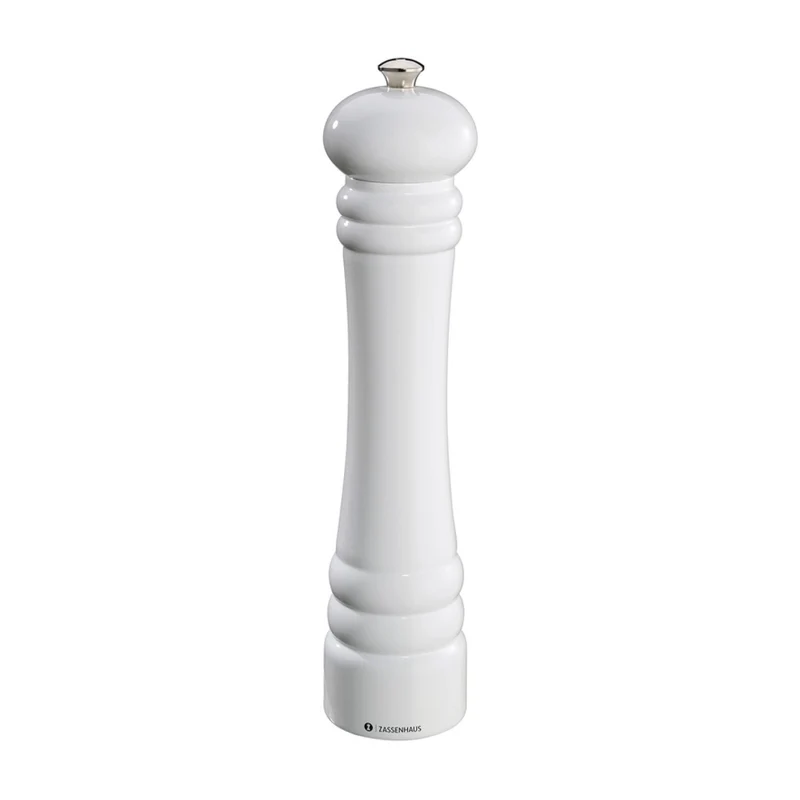 Zassenhaus Pfeffermühle BERLIN 30 cm weiß glänzend