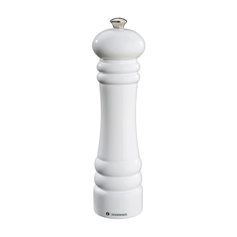 Zassenhaus Pfeffermühle BERLIN 24 cm weiß glänzend