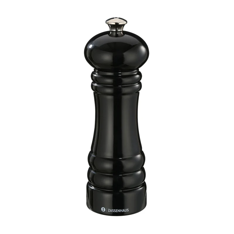 Zassenhaus Pfeffermühle BERLIN 18 cm schwarz glänzend
