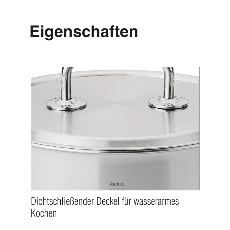 SPRING Deckel BRIGADE PREMIUM 16 cm