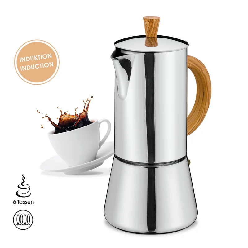 Cilio Espressokocher FIGARO 6T, Olive