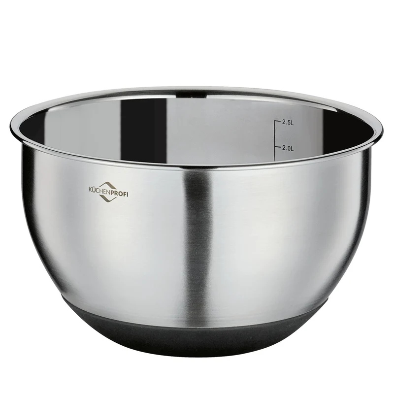 Küchenprofi Schüssel mit Deckel DELUXE rutschfest, 20 cm
