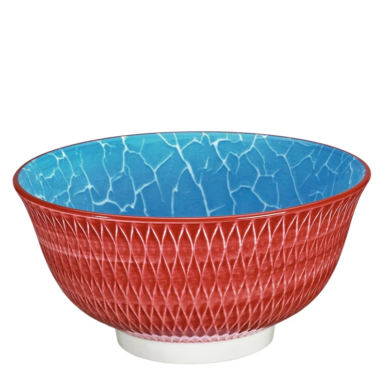 Cilio Bowl AMICI Rauten rot 18 cm