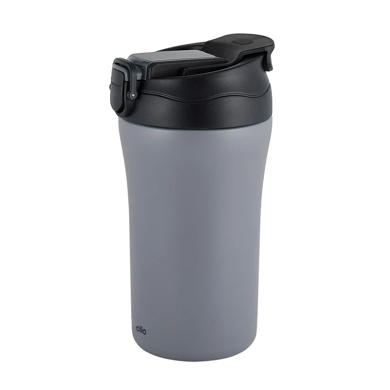 CILIO Isoliertrinkbecher DOPPIO 400 ml grigio