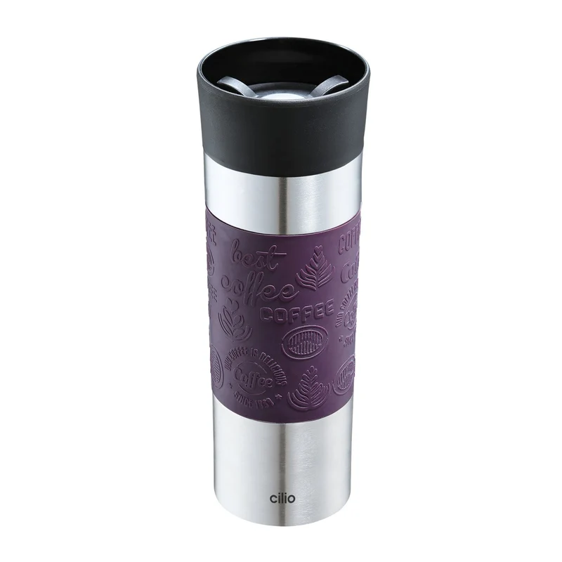 Cilio Isoliertrinkbecher VIAGGIO 500 ml lila