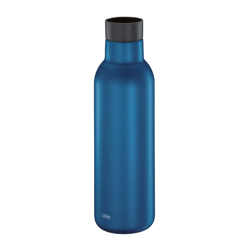 Cilio Isoliertrinkflasche DELUXE 450 ml blau matt