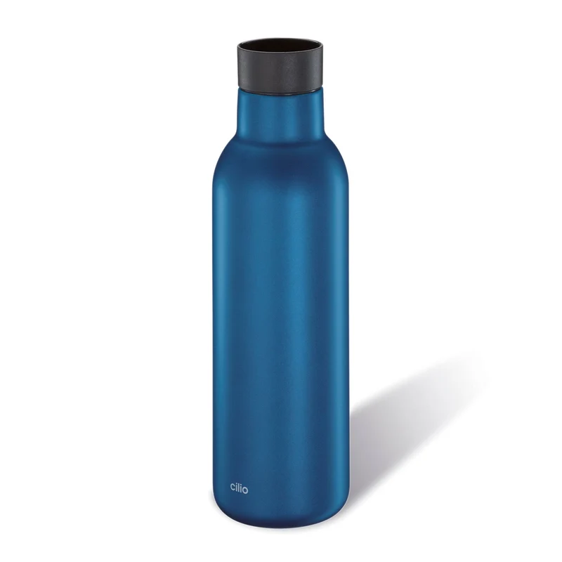 Cilio Isoliertrinkflasche DELUXE 450 ml blau matt