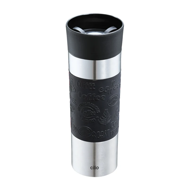 Cilio Isoliertrinkbecher VIAGGIO 500 ml schwarz