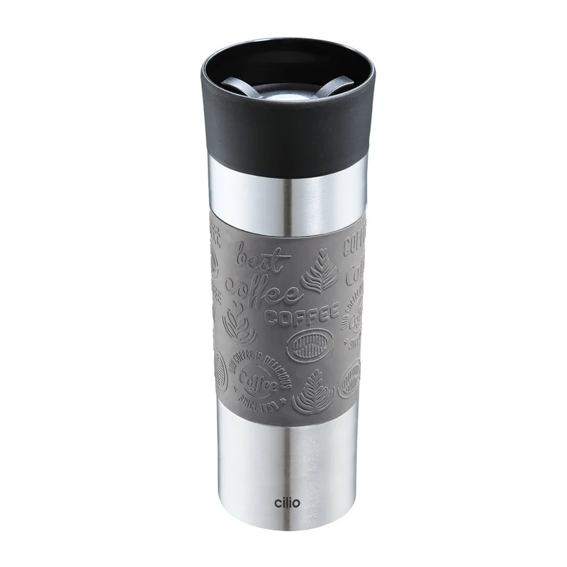 Cilio Isoliertrinkbecher VIAGGIO 500 ml grau