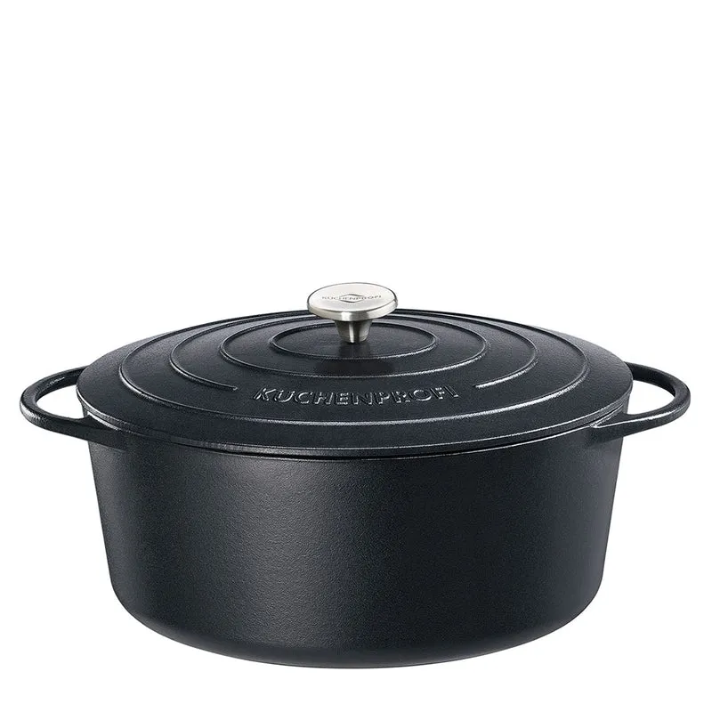Küchenprofi Bratentopf oval, 40 cm classic black