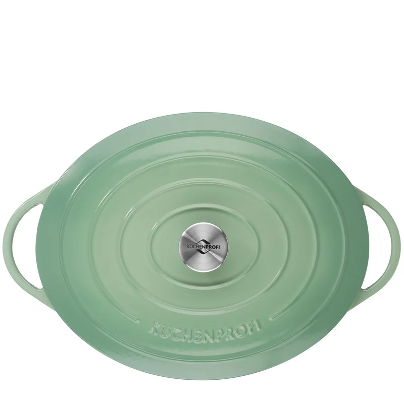 Küchenprofi Bratentopf oval, 35 cm jade
