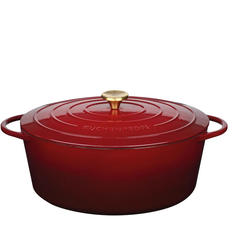 Küchenprofi Bratentopf oval, 35 cm médoc