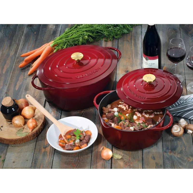 Küchenprofi Bratentopf rund, 24 cm médoc