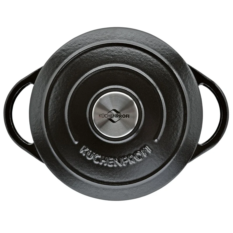 Küchenprofi Bratentopf rund, 28 cm classic black