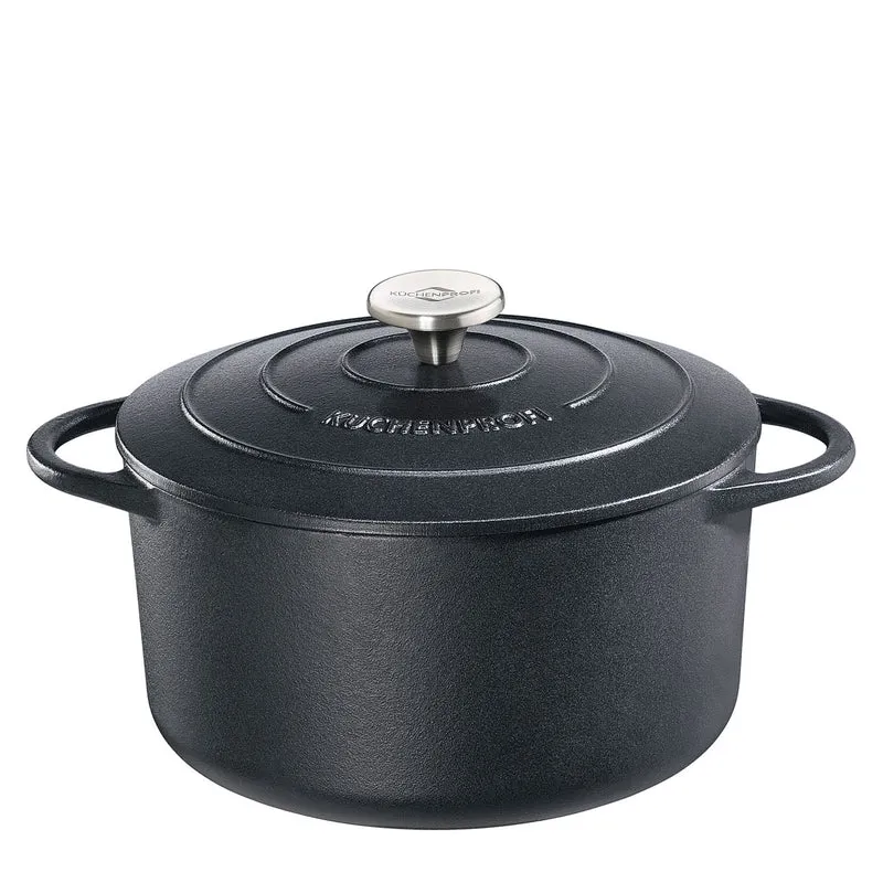 Küchenprofi Bratentopf rund, 26 cm classic black