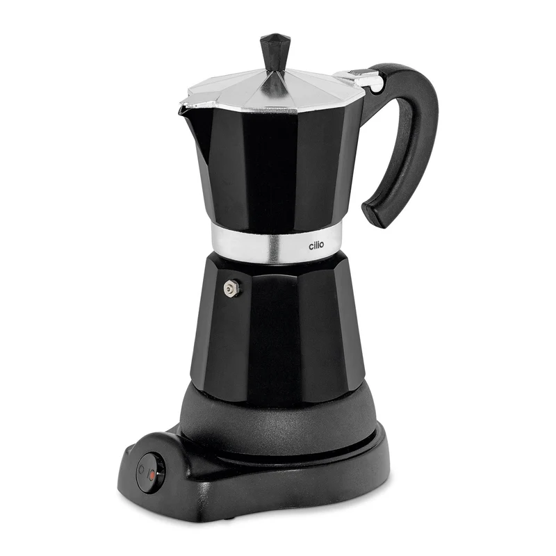 Cilio Espressokocher CLASSICO 6T elektrisch, schwarz