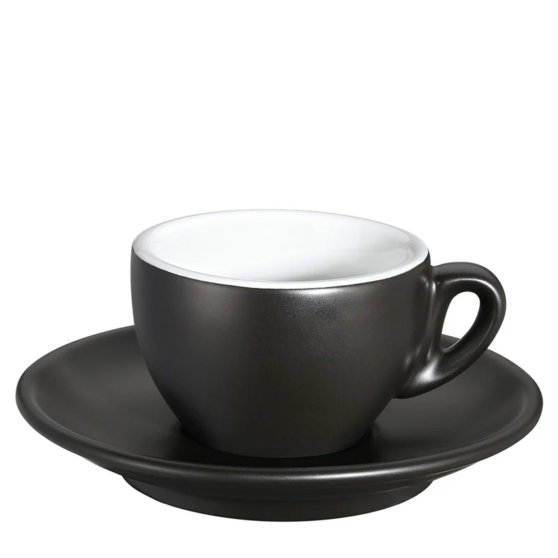Cilio Espressotasse ROMA schwarz matt