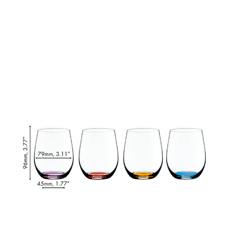 RIEDEL Happy O Vol. 2, 4er Becher Set