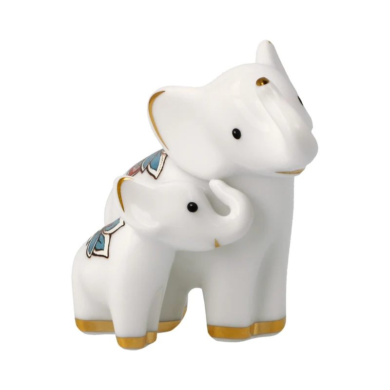 Goebel Mini Elephants of the Orient Thekendisplay sortiert