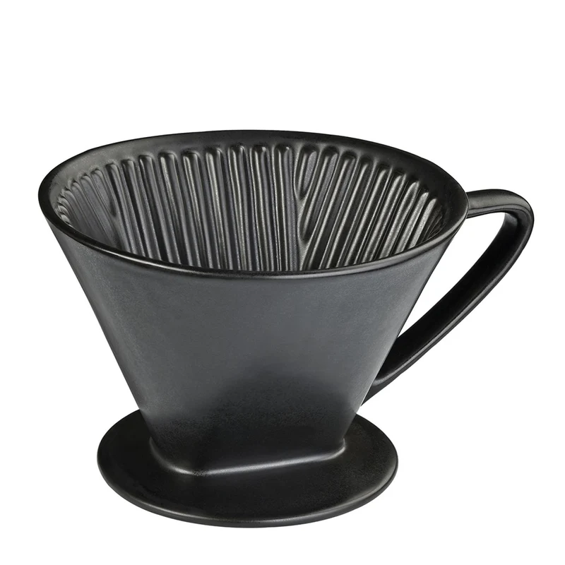 Cilio Kaffeefilter Gr. 4 schwarz matt