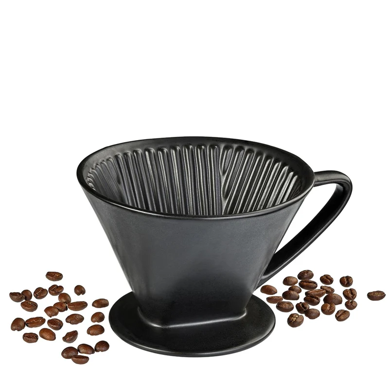 Cilio Kaffeefilter Gr. 4 schwarz matt