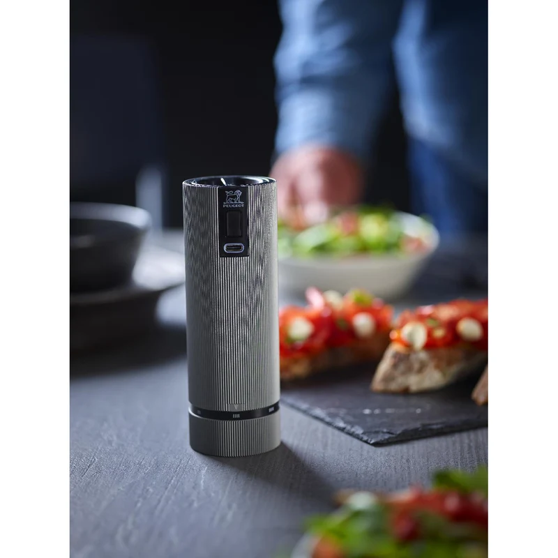 Peugeot LINE Pfeffermühle elektrisch u'Select Aluminium/Carbon 15 cm